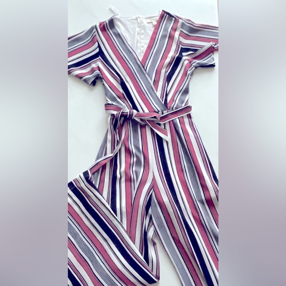 Monteau Stripped Jumpsuit - Picture 1 of 1